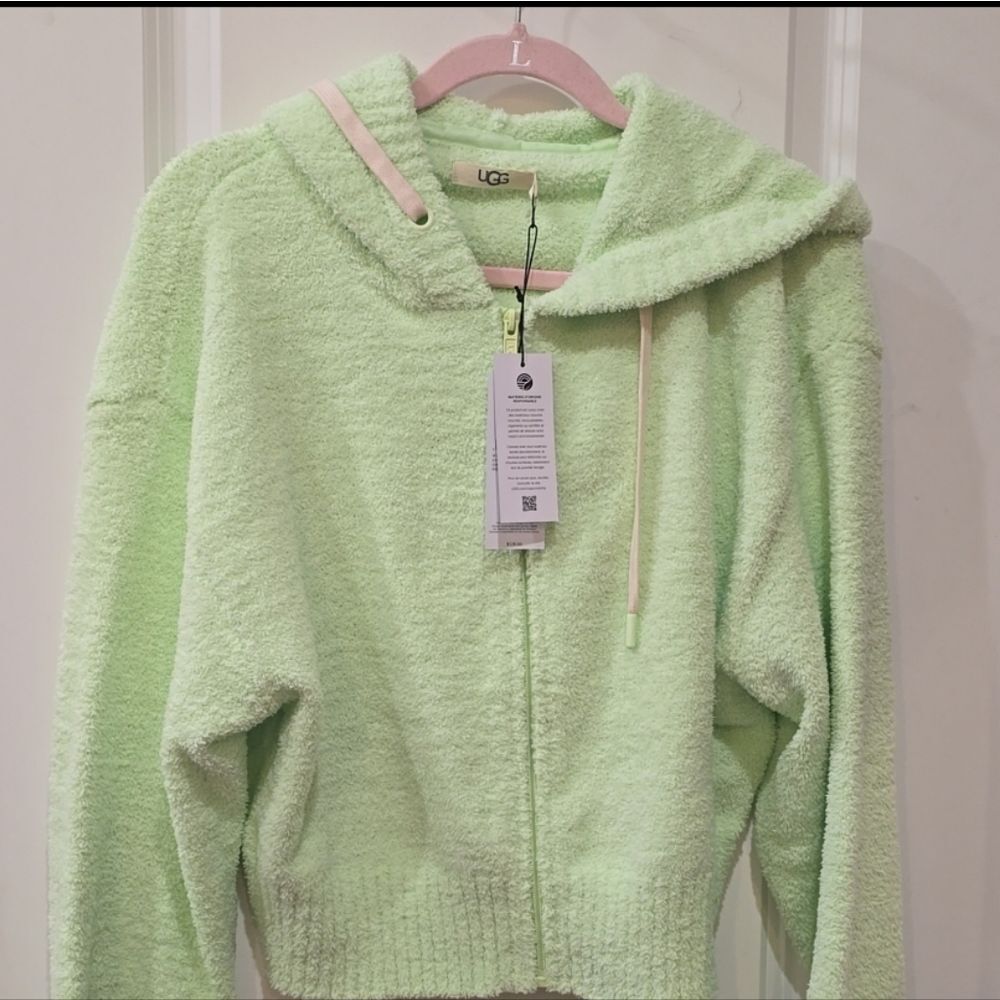 Ugg Hana Zip Hoodie- Verdigris - Picture 4 of 5